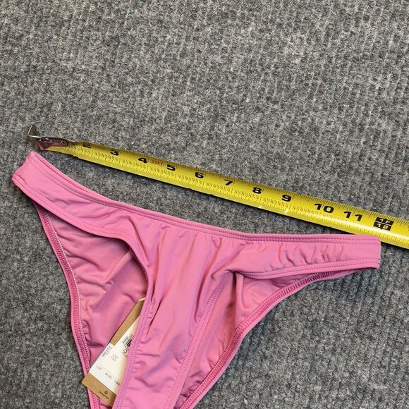 Billabong Small Bikini Bottom Sol Searcher Hike Super Skimpy Coverage Berry Pink - Picture 10 of 10